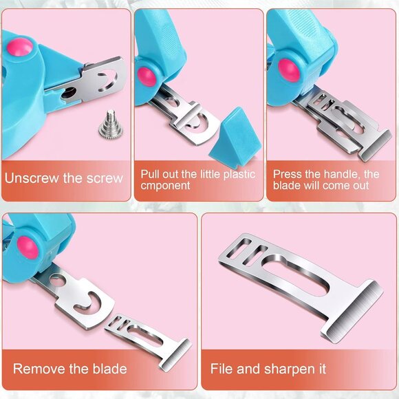 Acrylic Nail Clipper Adjustable Stainless Steel Cutter(1 set) - Picture 11 of 12